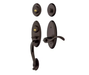 Baldwin Landon Dummy Two Point Handleset w/ R Hand Wave Style Model:853451122RFD - Picture 1 of 10