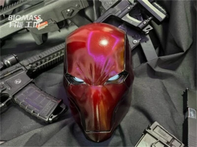 NEW Red Hood Helmet 3D Printed LED Eyes Mask Collectible Cosplay Replica Props - Image 1 of 4