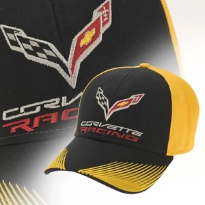 2017-2019 Corvette C7 Racing Sharp Ride Hat Yellow and Black - Picture 1 of 6