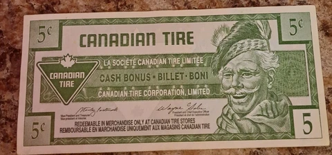 Argent Canadian Tire 5 cents 2009348443 1996 Cover