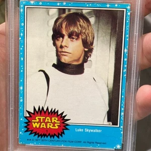 1977 Star Wars OPC #1 Luke Skywalker Trading Card - GREAT SHAPE - Picture 1 of 4