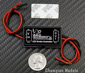 LED Brake Stop Light Strobe Flash Safety Module Controller for Champion Sidecars - Foto 1 di 2