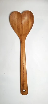 Деревянная ложка Blanc & Reed Made with Love в форме сердца 2008 - Изображение 1 из 4