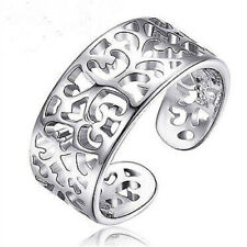 New 925 Solid Sterling Silver FILIGREE Adjustable  Toe ring