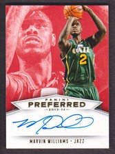 2013-14 Panini Preferred Basketball #597 Marvin Williams 30/99 Auto