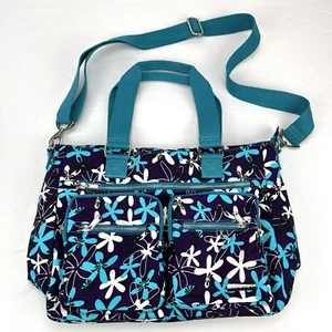 LA Packmore Water Repellent 14" Nylon Shoulder Strap Weekend Tote Laptop Bag - Picture 1 of 10