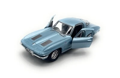 Modellino Chevrolet Corvette 1963 C2 Auto In Miniatura Scala 1:34 Colore Casuale - Immagine 1 di 4