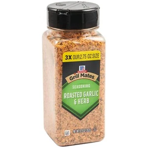 McCormick Grill Mates Gluten Free Roasted Garlic & Herb Seasoning, 9.25 oz Bottl - Picture 1 of 3