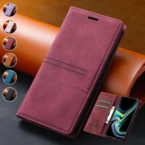 Funda billetera magnética de cuero abatible para Xiaomi Redmi Note 12 11s 10s 9 8 Pro - Imagen 1 de 28