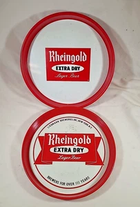 2 - Diff. Rheingold Extra Dry Beer Trays Liebmann Breweries NY, NY - Picture 1 of 11