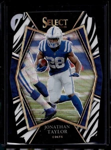 2021 Panini Select #116 Jonathan Taylor Zebra Prizm Die Cut - Picture 1 of 2