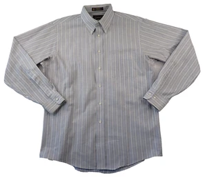 The Arrow Company Dress Shirt Long Sleeve 16 - 34/35 Blue Collard Light Denim - Picture 1 of 9