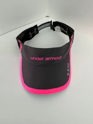 Under Armour MUJER Visera Sombrero Correa Ajustable Correr Gris Y Rosa NUEVO Foto 1 de 4