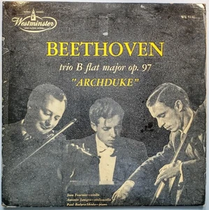 BEETHOVEN Trio B-Dur "Erzherzog" Westminster Recording Co 1952 WL 5131 - Bild 1 von 5
