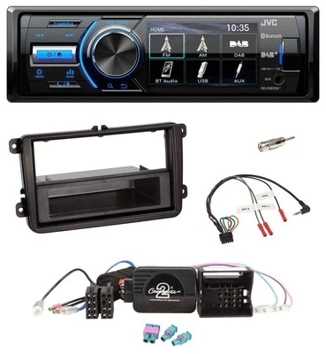 JVC Bluetooth Lenkrad USB DAB Autoradio für VW Amarok Beetle EOS Caddy Golf V/VI - Bild 1 von 4
