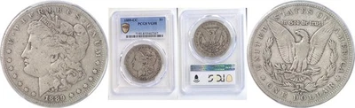 1889-CC $1 Morgan Dollar - PCGS VG-8 - Image 1 of 3
