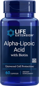 Life Extension SUPER ALPHA LIPOIC W/BIOTIN 250 MG 60 CAPSULES - Picture 1 of 2