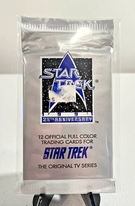 1991 Star Trek 25th Anniversary Series 1 - Color Card Set Blue- SEALED!  - Picture 1 of 2