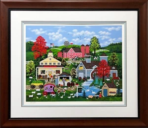 Jane Wooster Scott "Sweet Corn and Summer Dreams" Custom Framed Serigraph - Picture 1 of 5