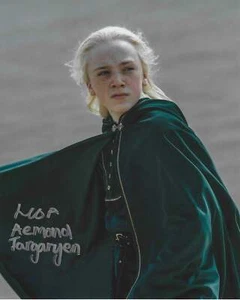 Leo Ashton 10X8 Signed In Silver House Of The Dragon - Picture 1 of 1
