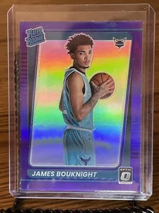 2021-22 Donruss Optic #151 James Bouknight Rated Rookie Purple Holo Prizm Hornet - Picture 1 of 3