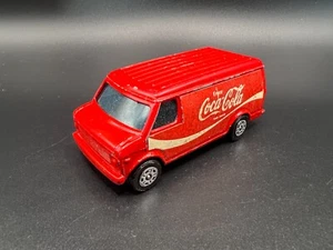 Corgi Juniors Vintage US Van Red Coca Cola Gt Britain Decent Shape - Picture 1 of 4