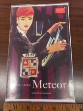 1959 Meteor Car Owners Instruction Manual - New Reproduction - Canadian