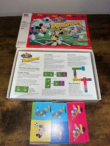 Vintage Milton Bradley Mickey's Stuff for Kids Dominoes Game 1995 Complete - Picture 1 of 2