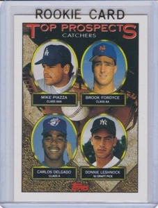 Tarjeta de novato Mike Piazza 1993 Topps béisbol radiocontrol Los Angeles Dodgers New York Mets - Imagen 1 de 2