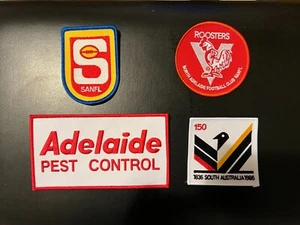 North Adelaide Football Club Roosters 1980s 4x patch set SANFL league & sponsor - Bild 1 von 12