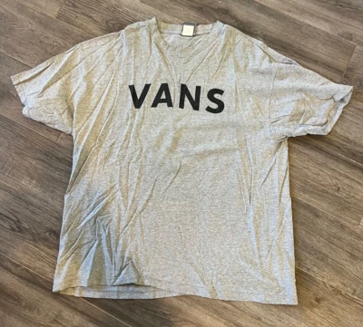 VANS "Skate All You Can Skate" Skateboard Grey T-Shirt XL - Image 1 of 4