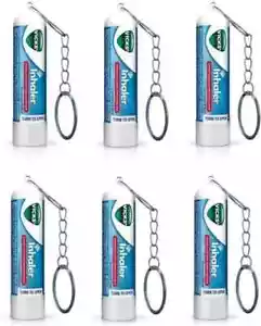 Pack of 6 Vicks Inhaler Relief from Nasal Congestion ,Cold & Flu, Blocked Nose - Picture 1 of 3