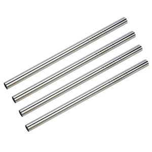 4pcs Stainless Steel Drinking Metal Straws Straw Reusable Drink Straw for - Picture 1 of 12