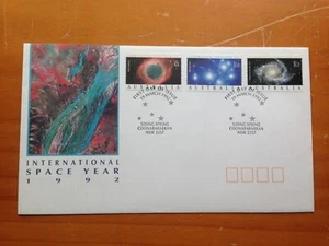 1992 AUSTRALIA INTERNATIONAL SPACE YEAR FDC BY APO - Picture 1 of 2