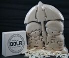 Brand New In Box Dolfi 3D Wood It's Raining Couple Umbrella Puzzle