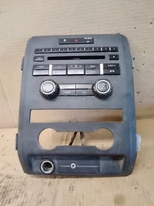 2010 FORD F150 4.6 3V RADIO AL3T18A802HB control panel, NO TOUCH SCREEN - Picture 1 of 5