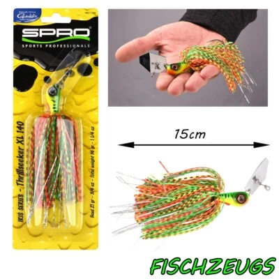 SPRO Thrillseeker XL 140 Chatterbait #7/0 Gamakatsu Haken 36g UV Hecht Zander - Bild 1 von 2