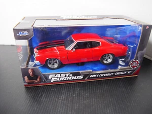 JADA TOYS FAST & FURIOUS DOM'S 1970 CHEVY CHEVELLE SS RED 1:24 NEW NO BOX - Picture 1 of 3
