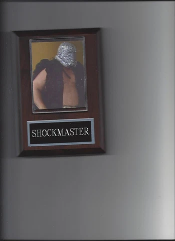 SHOCKMASTER PLAQUE WRESTLING WWE WCW WWF FRED OTTMAN Cover