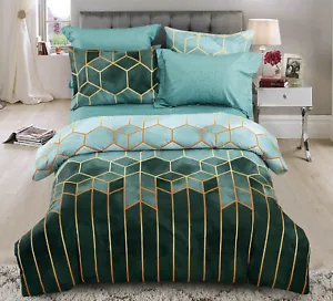 Giverny Striped Duvet/Doona/Quilt Cover Set Queen/King/Super King Size Bed M477 - Picture 1 of 4