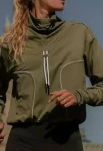 FP Movement Care FP Act Fast Warmth Layer Black Size Small Sagegrass - Bild 1 von 9