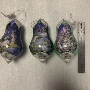 Mimi Jobe Bradford Exchange Fairyland Envision Explore Wish  Christmas Ornaments - Picture 1 of 8