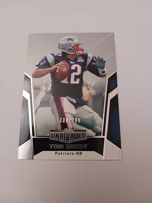 2010 TOPPS UNRIVALED TOM BRADY SILVER 238/299 - Image 1 of 2
