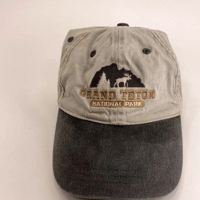 Gorra de béisbol de algodón mousse árbol montaña parque nacional Grand Teton Foto 1 de 4