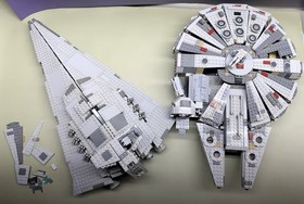 Lego Star Wars Millennium Falcon & Imperial Star Destroyer