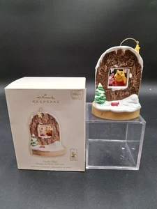 2008 Hallmark Ornament “Lucky Star” Winnie The Pooh Collection Magic Sound - Picture 1 of 7