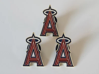 (Pack of 3) MLB Baseball Team Los Angeles Angels Enamel Lapel Pins FREE SHIPPING - Image 1 of 4