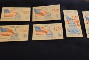 Scott #2116 22 Cents Capitol Booklet 0f 10 StampsBK #145 Lot of 4 & 2 Bk#144 ! - Picture 1 of 5