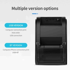 Thermal Receipt Printer USB BT Connection 60-80mm/s Desktop Thermal Printer Hot - Picture 1 of 8