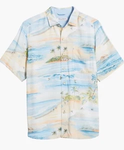 Camisa Tommy Bahama Para Hombre The Veracruz Cay Isle Vista, Bon Voyage, Talla XL/TG - Imagen 1 de 5